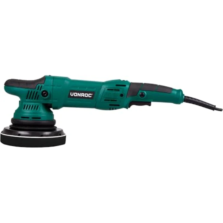 Vonroc - Dual Action - Exzentrische Poliermaschine - Poliermaschinen-Kit – Konstant-Elektronik – Soft Start – 150 mm – 1050 W – einschließlich – Bild 7