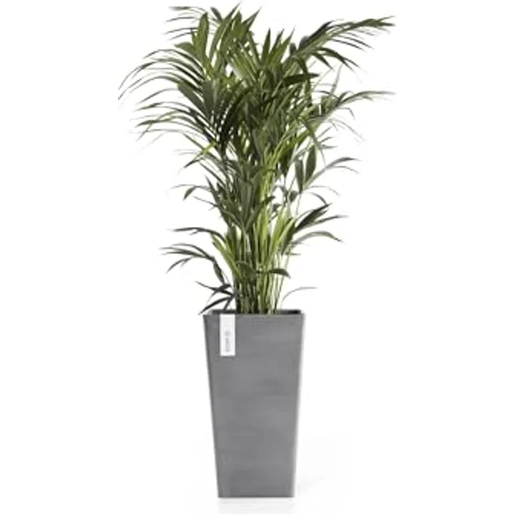 Ecopots Rotterdam Blumentopf, Handgefertigtes Pflanzgefäß aus 80% recyceltem Material mit Drainageloch und UV-Beständigkeit для Innen- und Außenbereich – Bild 5