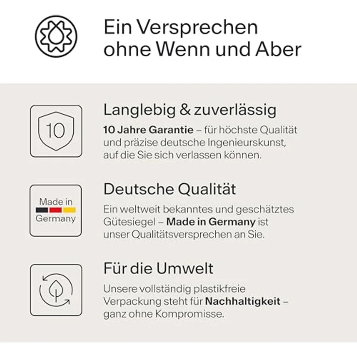 Naber Küchenarmatur Wasserwerk Stringere, Hochdruck, mit herausziehbarem Auslauf und 2 Strahlarten, schwarz matt – Bild 8