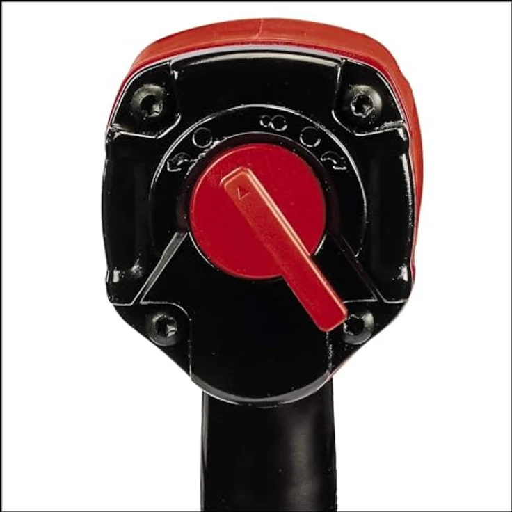 Einhell Druckluft-Schlagschrauber TC-PW 340 (max. Drehmoment 340 Nm, max. 6.3 bar, Links--Rechtslauf, gummierter Griff, inkl. 8 Stecknüsse, Ölflasche (leer), Stecknippel, Transportkoffer) – Bild 6