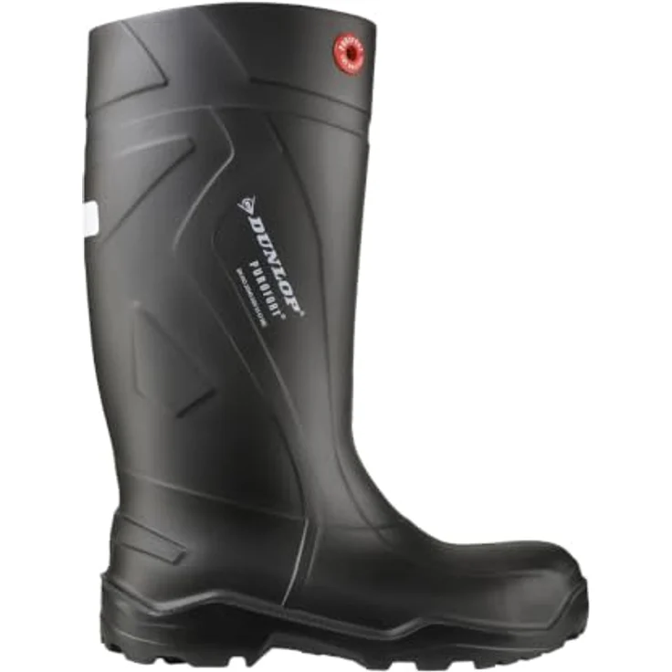 Dunlop Purofort+ C762041 Blk Welly 39, Sicherheitsschuhe S5 mit Stahl-Zehenschutzkappe und rutschfester Außensohle, schwarz – Bild 5