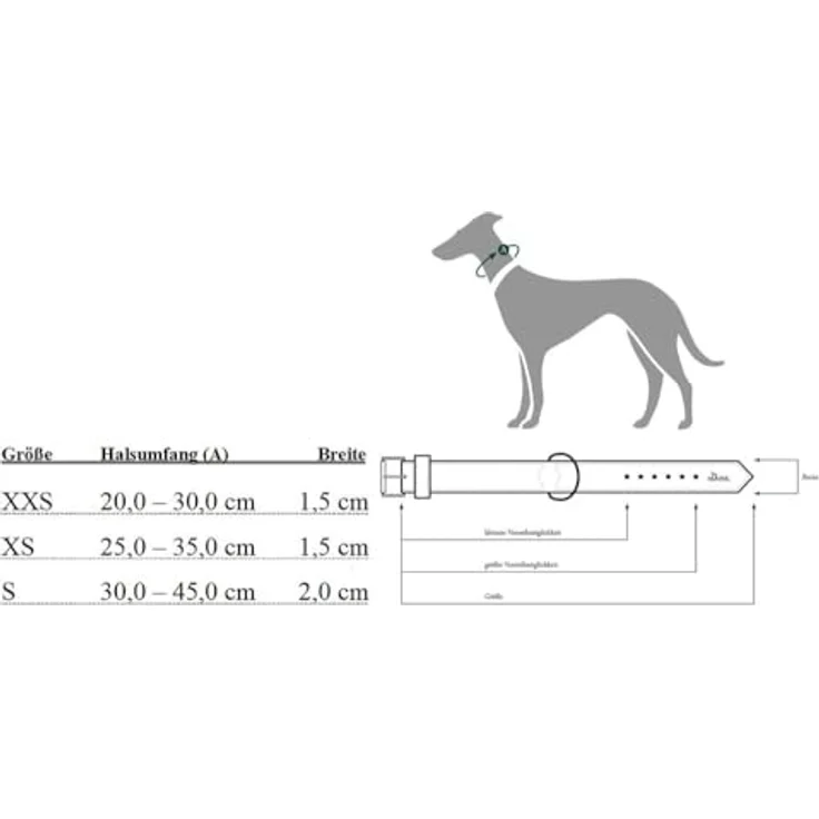 Hunter Hunde-Halsung Tripoli Vario Basic hellrosa S – Bild 2