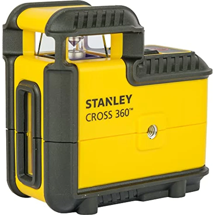 Stanley STHT77504-1 Kreuzlinienlaser SLL360° (mit roter Diode, 360° horizontale vertikalen Linie, selbstnivellierend, Laserklasse 2, inkl. Wandhalterung, 2x Batterien & Transporttasche, 1,5 V) – Bild 2