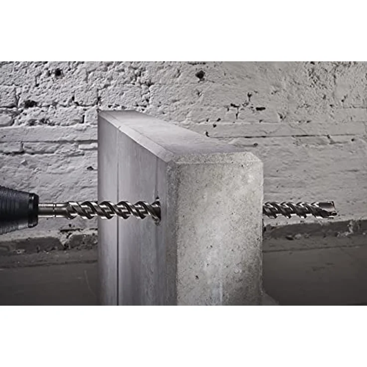 Wolfcraft Betonbohrer „Professional 4-cut“, SDS-max, Ø 25 mm, 520 mm für stark armierten Beton, HM-bestückt – Bild 3