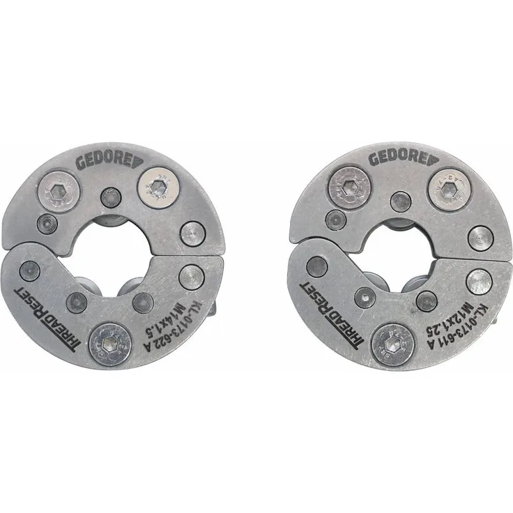 Gedore Gewinderückform-Werkzeug, Scharnier für Radbolzen und Radschrauben, kompakte Bauweise mit Sechskant-Antrieb