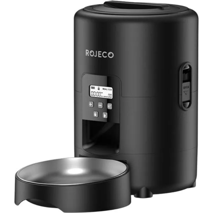 Rojeco automatic feed dispenser 2 l, Futternapf mit automatischer Futterausgabe