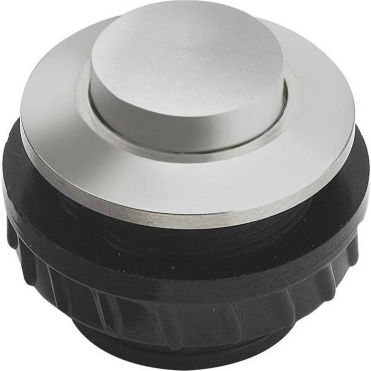 GROTHE Türklingelknopf Klingeltaster EV1, korrosionsfreier Schaltkontakt, schraubenlose Spezialklemmen, kompakte Bauweise für Plattenstärken bis 6 mm – Bild 1