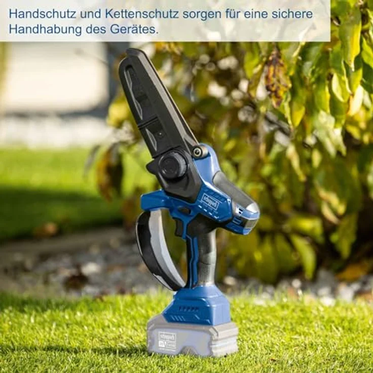 Scheppach BC-PS150-X, Akku Kettensäge mit 150 mm Schnittstärke und bürstenlosem Motor – Bild 5