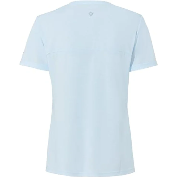 Vaude Skomer Print T-Shirt III, Damen Freizeit- und Wander-Shirt in Blau, reguläre Passform, schnell trocknend, geruchsneutralisierend, nachhaltige Materialkombination – Bild 2