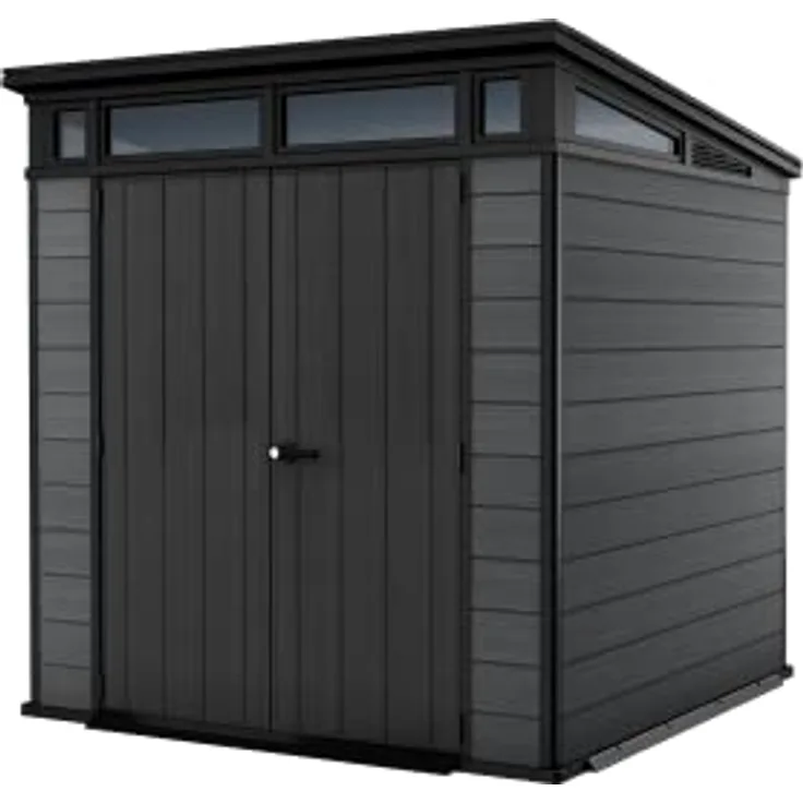 Keter Gerätehaus Cortina 7x7, Maße: 214 x 218 x 226cm