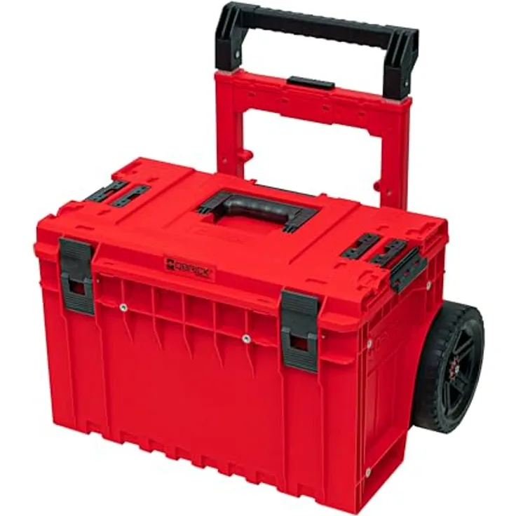 Qbrick Rollbox SKRWQCOCCZEPG001, Werkzeugkoffer mit Rollen und praktischem Stauraum