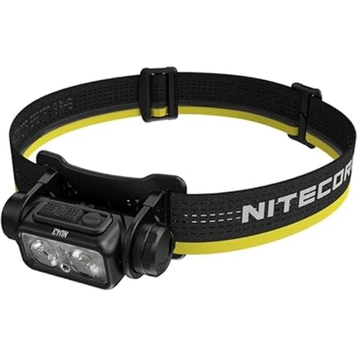 Nitecore Stirnlampe NU43, leicht, USB-C-aufladbare LED Kopflampe, 1400 Lumen, 130 m Leuchtweite, Rotlicht für Nachtsicht – Bild 3