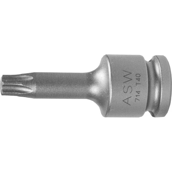 ASW Torx-Bit, Kraft-Schraubendreher-Einsatz 3/8", Größe T30 – Bild 1