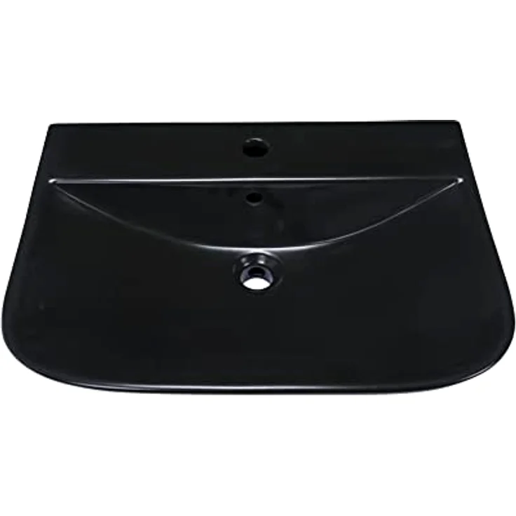 VEROSAN PRO RIVO Waschtisch, Keramik, Matt Schwarz, 45 x 60 cm – Bild 2