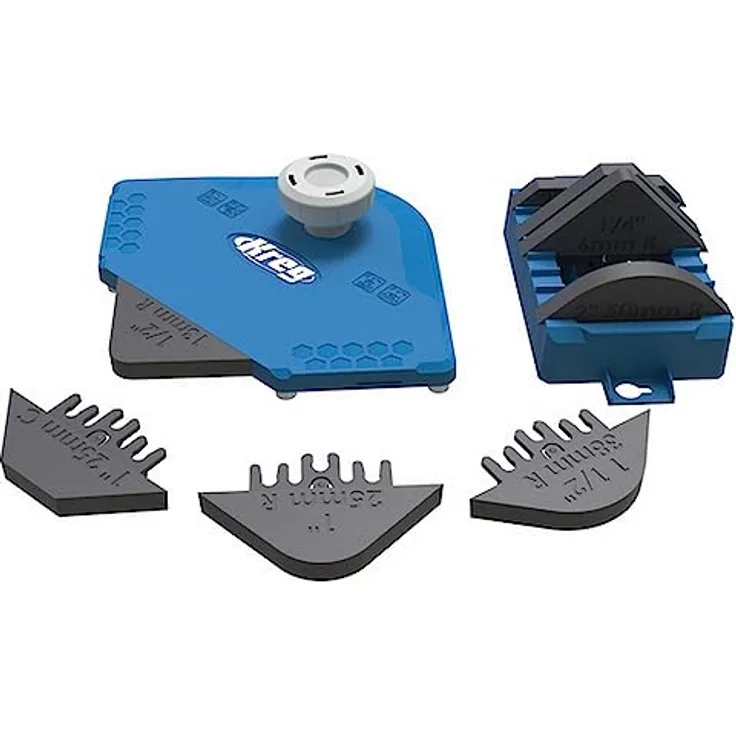 KREG Frässchablonen Set Schablone für Ecken Oberfräse PRS1000-INT