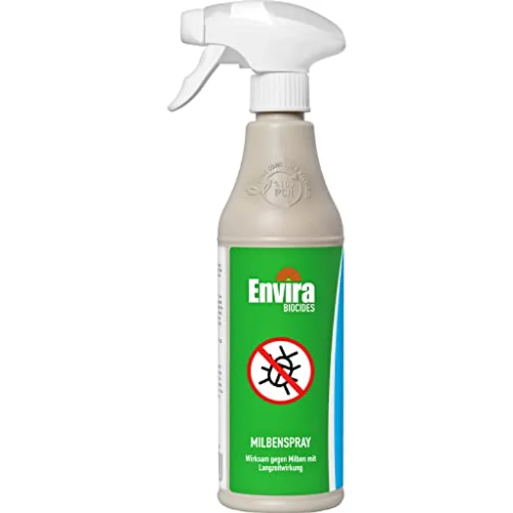 Envira Anti Milben-Spray 500 ml - Mittel gegen Milben, Hausstaubmilben - Milbenabwehr für Matratzen, Textilien & Polster mit Langzeitwirkung - Geruchlos