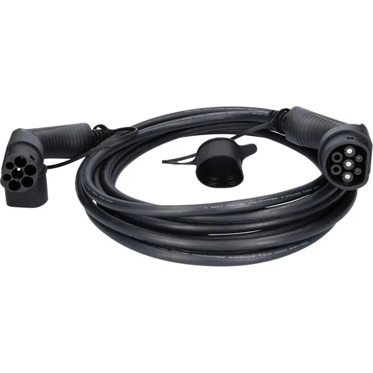 Ks Tools efuturo Ladekabel Typ 2 auf Typ 2, 1 Phase bis 7,4 kW, 32 A, 230 V, Mode 3, 8 Meter mit Überhitzungsschutz, TÜV geprüft, inklusive Kabel-Tasche