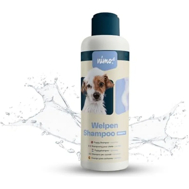 nimo Tiershampoo Welpen Shampoo sensitiv, 250 ml, gegen Juckreiz und Trockenheit, mild für jeden Felltyp
