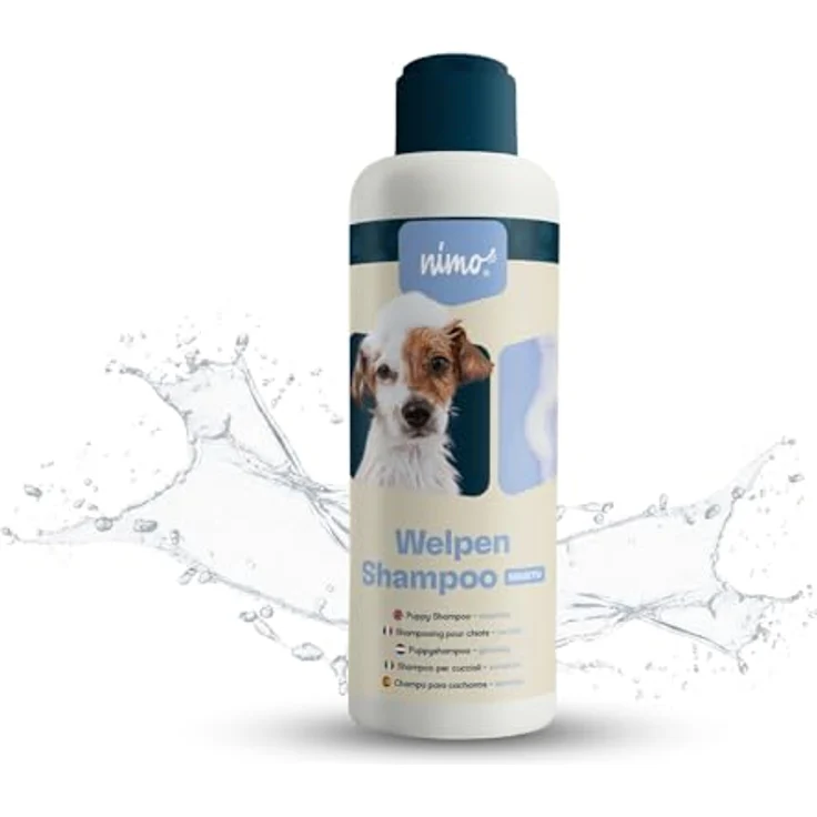 nimo Tiershampoo Welpen Shampoo sensitiv, 250 ml, gegen Juckreiz und Trockenheit, mild für jeden Felltyp – Bild 1