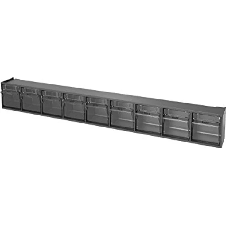 Magni Bott 02513016.19 Kippbox, Werkzeugwand mit Montagehalterung, grau, klarsichtdesign, robust und langlebig – Bild 2