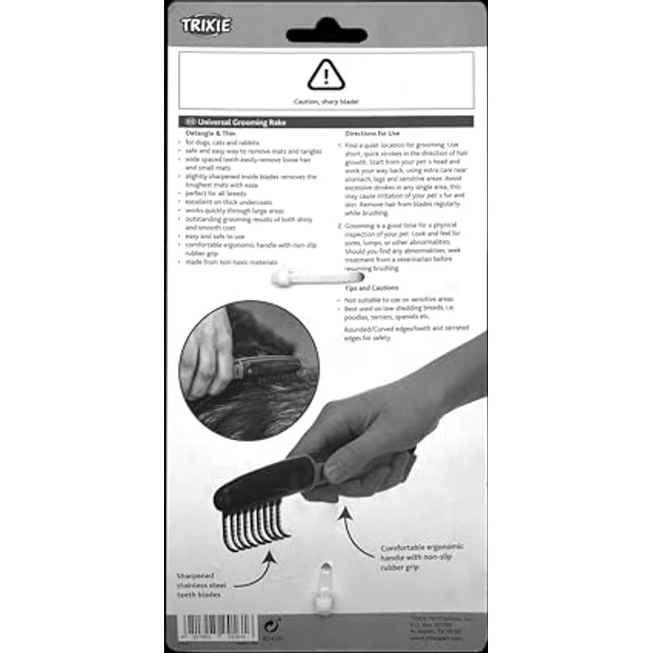 Trixie Fell-Entfilzer zum Entfilzen & Ausdünnen für Hunde – Bild 3