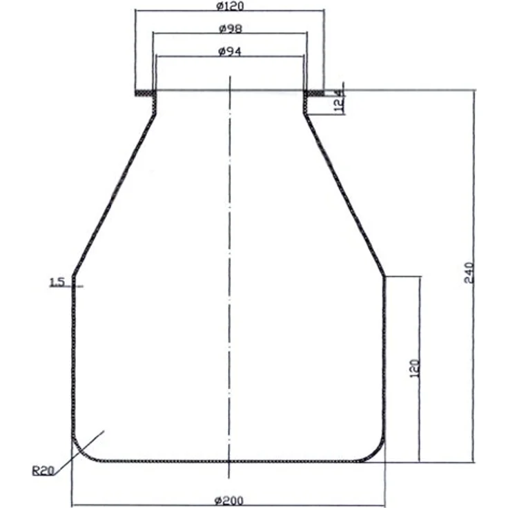 WilTec Membran Hauswasserwerk Druckkessel 20 - 24 L Membrankessel Gummiblase BUTYL – Bild 3