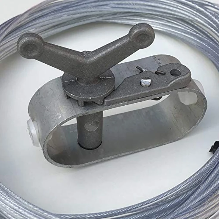 Draht-Spannseil für Pool Planen Ø 2 mm Länge 13 m Spannverschluss Seil-Spanner Drahtseil für Pool-plane – Bild 3