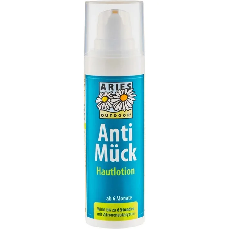 Aries Insektenspray Anti Mück - Hautlotion, 30ml mit Eucalyptus citriodora, 8 Stunden Mückenschutz