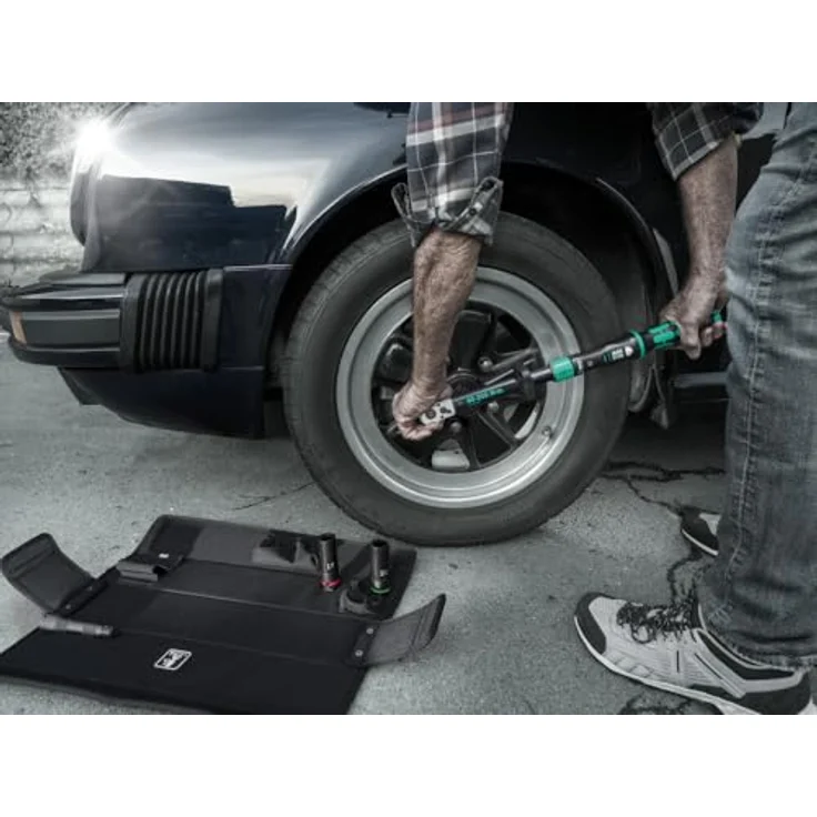 Wera Click-Torque Lock C 3 Set 1, Drehmomentschlüssel für KFZ-Radwechsel mit Torque Lock-Funktion, inkl. 3 Steckschlüsseleinsätze und 125 mm Verlängerung – Bild 4