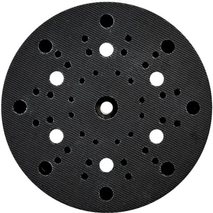 Metabo Schleifteller 150 mm, ''multi-hole'', mittelharte Ausführung, mit Kletthaftung, für SXE 450 TurboTec, SXE 3150 - 630262000 – Bild 2