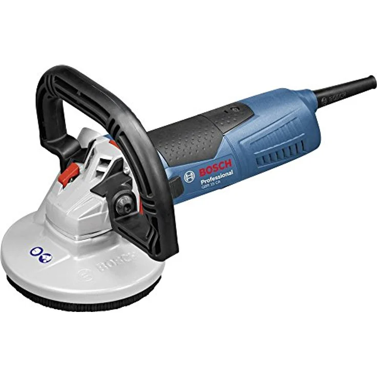 Bosch Professional Betonschleifer GBR 15 CA (1.500 W Nennaufnahmeleistung, 9.300 min-1 Leerlaufdrehzahl, 125 mm Topfscheibe, Ø, Spannschlüssel, 3 x Ersatzbürstenkranz, im Karton) – Bild 2