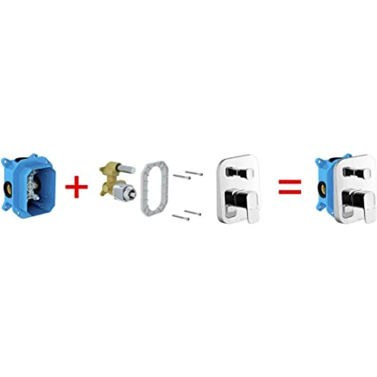 RAVAK Unterputzkörper R-Box RB 070.50, hohe Flexibilität bei Tiefeninstallation, für Wanne und Dusche, 10 Jahre Herstellergarantie – Bild 2