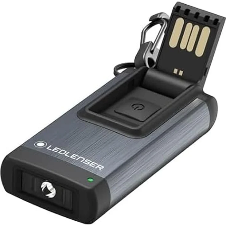 Ledlenser K4R.2 wiederaufladbare Mini Taschenlampe grau schwarz Kleinstes Format – Bild 4