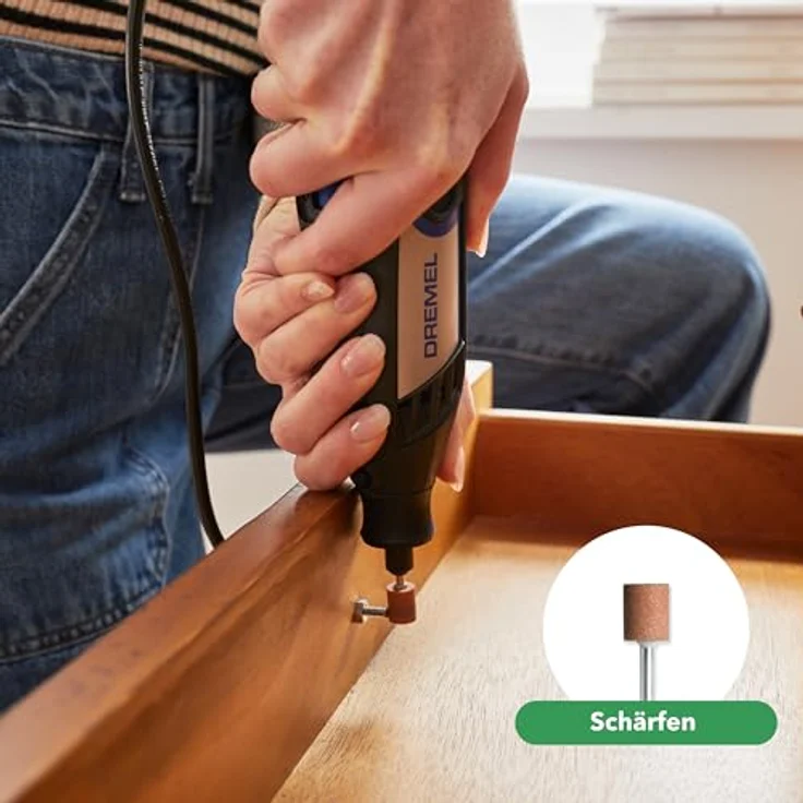 DREMEL 3200-1/90 Multitool, Akku-Multifunktionswerkzeug mit 130-Watt-Motor und 90-tlg. Zubehörset – Bild 8