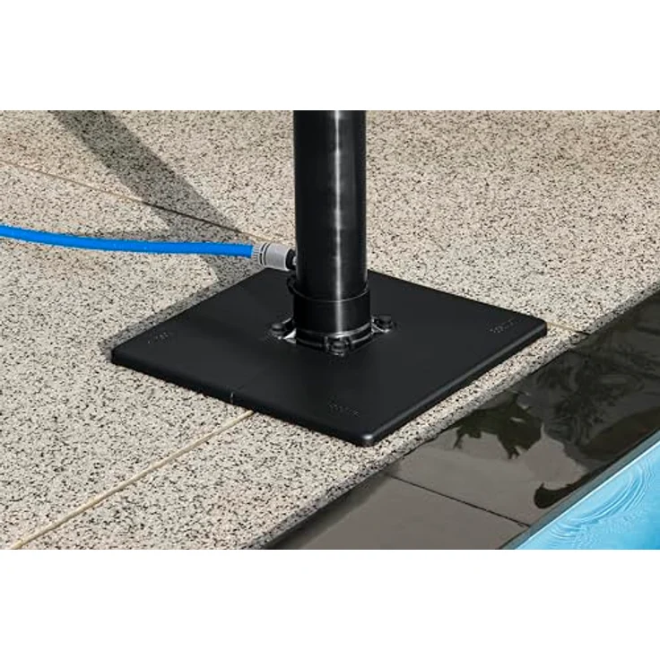 Bestway Solardusche Flowclear™, Gartendusche Solarflow™ 8 Liter, praktische Gartendusche mit Temperaturregler - Blau – Bild 5