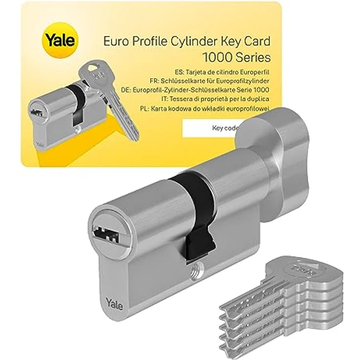 Yale Profil-Knaufzylinder - Serie 1000, Länge 30-30 mm – Bild 3