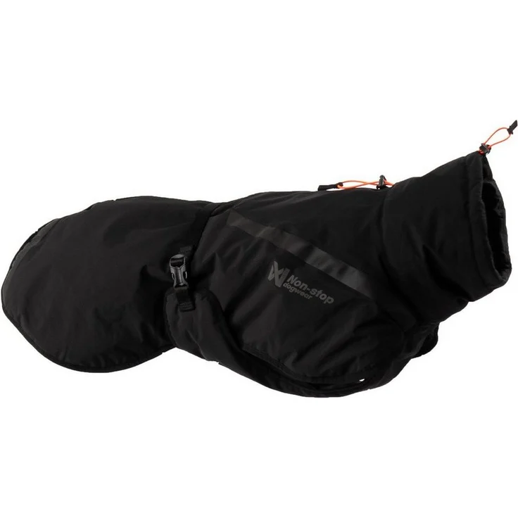 Non-stop dogwear Hundemantel Trekking Insulated Dog Jacket schwarz, leicht und strapazierfähig – Bild 1