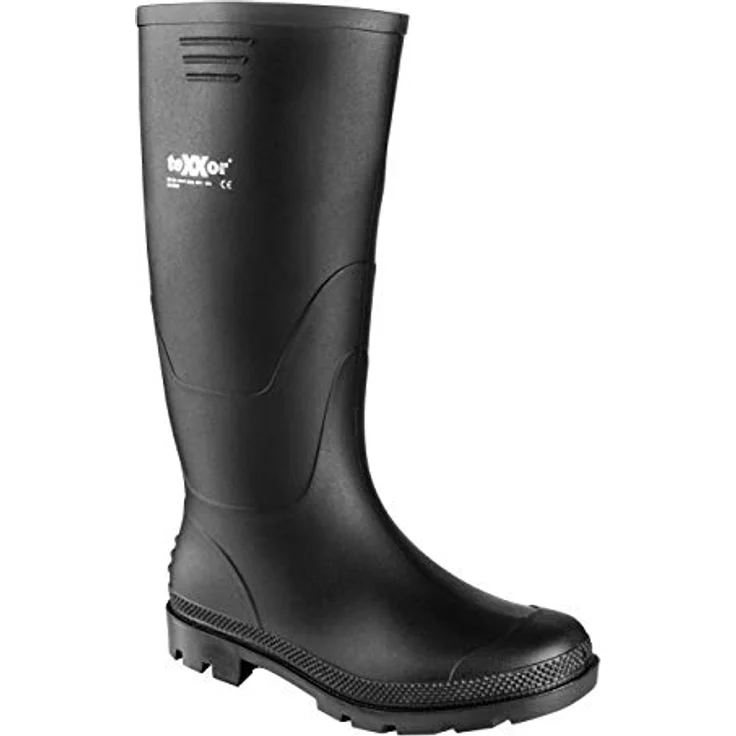 teXXor® PVC-Berufsstiefel, Schwarz, robuster Nässeschutz für Handwerk und Industrie, EN ISO 20347:2012 – Bild 2