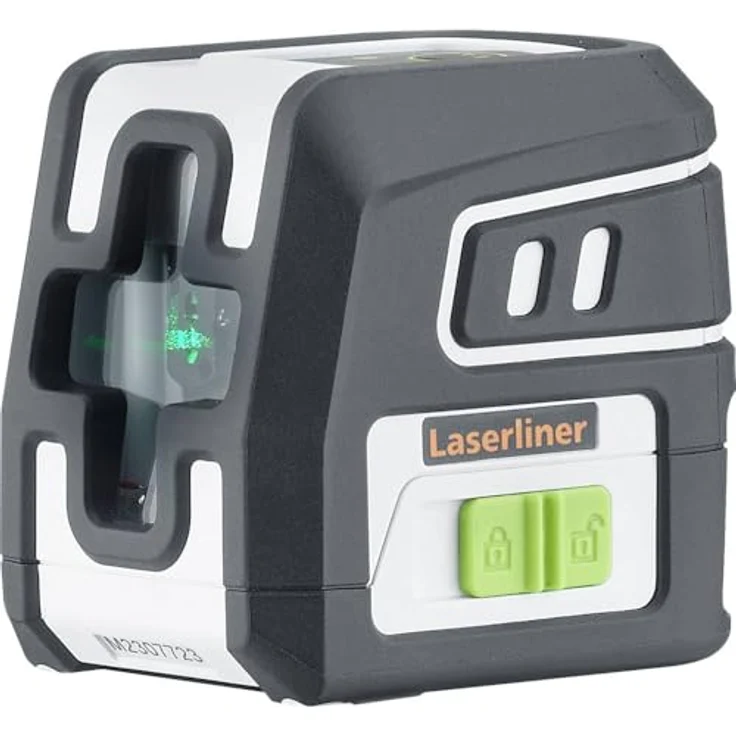 Laserliner SmartCross-Laser GX Plus Set, Kreuzlinienlaser mit grüner Lasertechnologie und max. Arbeitsbereich von 40 m, inkl. PocketWallHolder – Bild 1
