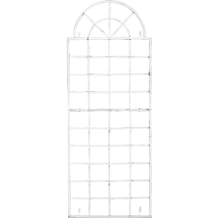 CLP Rankhilfe Viva, 2 St., 2er Set, aus Eisen zur Wandbefestigung, antike Patina, 180 cm x 70 cm, handgefertigt – Bild 2