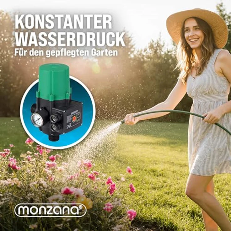 Deuba monzana® Druckschalter Pumpensteuerung Druckwächter Baranzeige mit/ohne Kabel ohne Kabel – Bild 9