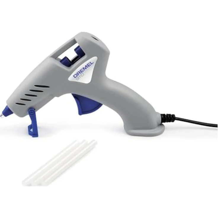 Dremel 910 Heißklebepistole, 100-240V, Klebepistole Set mit 3 Klebestifte zum Dekorieren und Basteln – Bild 2