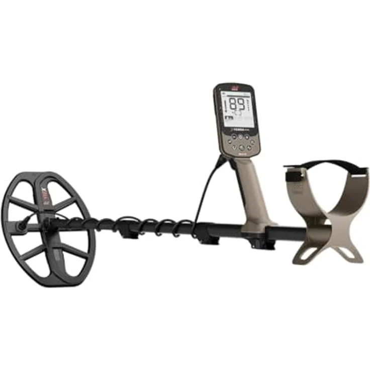 Minelab X-Terra Elite, Multifrequenz Metalldetektor, bis zu 5 Meter wasserdicht (IP68), 6 Suchprogramme, 25 Empfindlichkeitsstufen – Bild 1