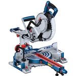 Bosch Professional BITURBO Akku-Kapp- und Gehrungssäge GCM 18V-254 D (Schnitte bis 90 x 305 mm, inkl. 1x Kreissägeblatt, 2x Werkstückauflage, Staubbeutel, Spannzwinge)