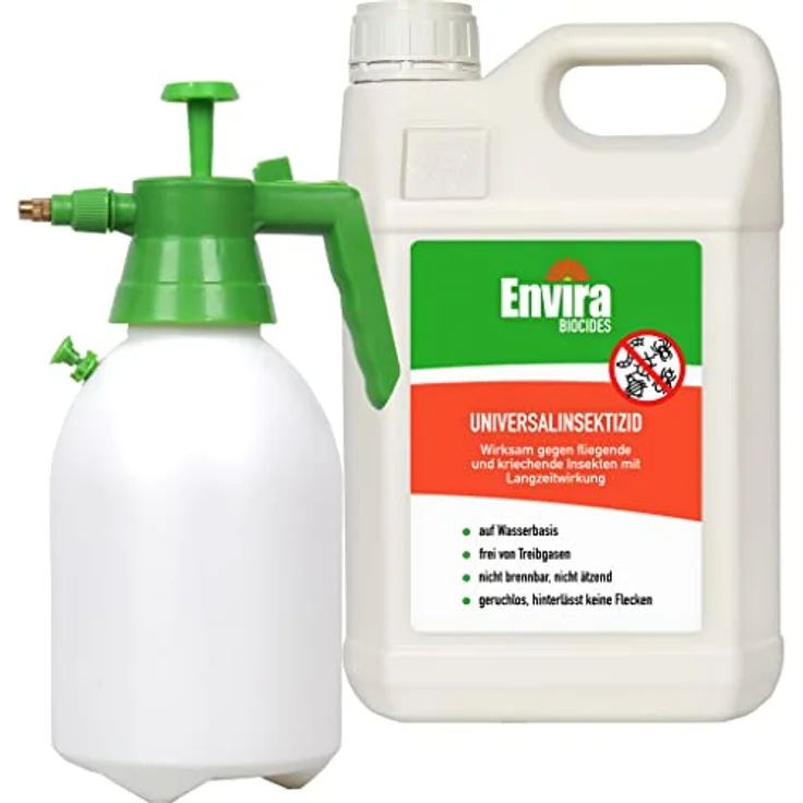 ENVIRA Insektenschutzspray 5Ltr + 2Ltr Drucksprüher – Bild 1