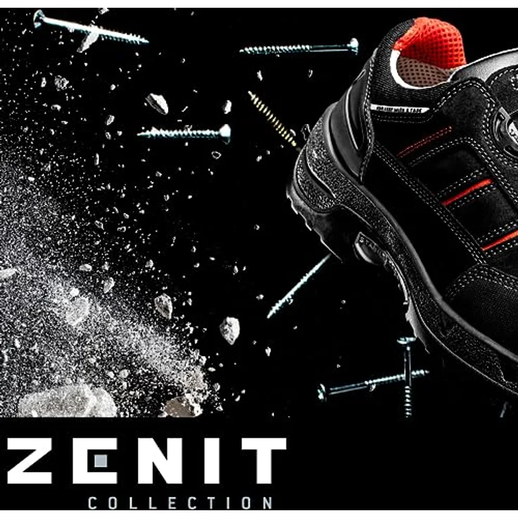 Ejendals JALAS 1718 Zenit, Sicherheitsstiefel S3 SRC, wasserdicht, schwarz, Gr. 41, BOA-Verschluss, rutschfeste Sohle – Bild 9