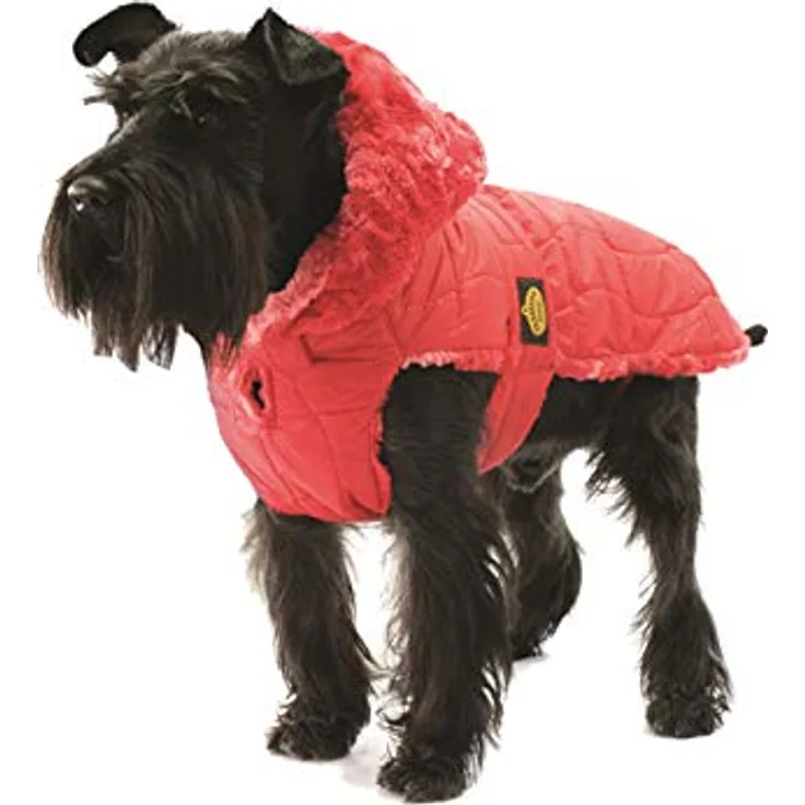 Fashion Dog Steppmantel für Hunde - Rot - 55