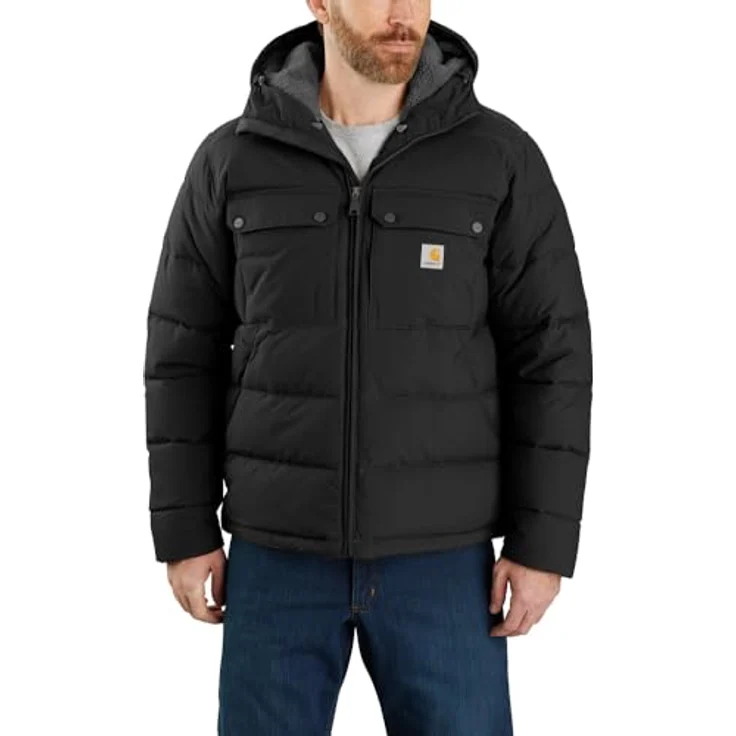 Carhartt Montana Loose Fit Insulated Jacket, wasserabweisend und windresistent, mit drei-teiliger Kapuze und mehreren Taschen – Bild 2