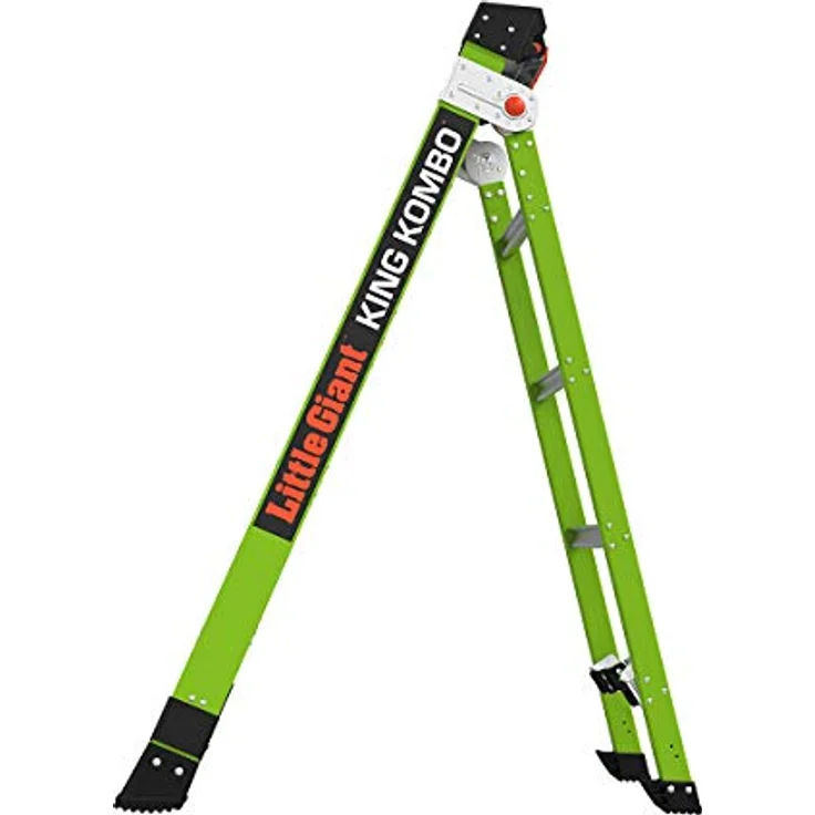 Little Giant King Kombo 5+4 Stufen 7.6 cm Leiter mit drehbarem Pad und rotierendem Pad – Bild 2