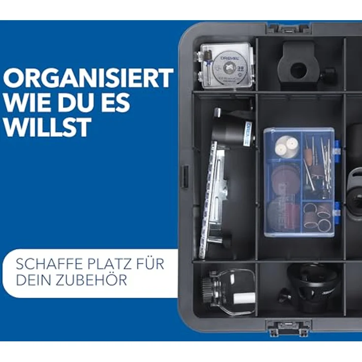 DREMEL Akku-Multifunktionswerkzeug Dremel 8240-5/65 Platinum+ Box, 12V Akku-Multitool mit 5 Aufsätzen und 65-tlg. Zubehörset – Bild 6